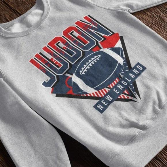 Tops - Judon New England Retro Football Shirt Retro 90S Men Women  XmBirthday